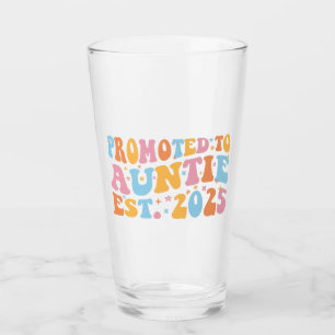Promoted To Auntie Est. 2025 III Glass