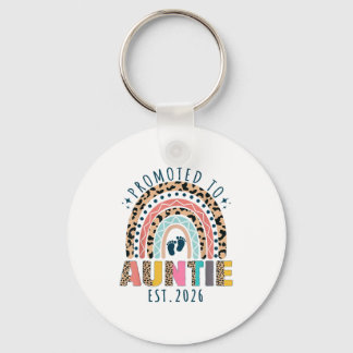 Promoted To Auntie Est 2026 Soon To Be Aunt First Key Ring