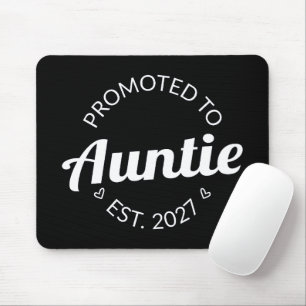 Promoted To Auntie Est 2027 New Aunt I Mouse Pad