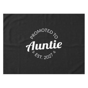 Promoted To Auntie Est 2027 New Aunt I Tablecloth
