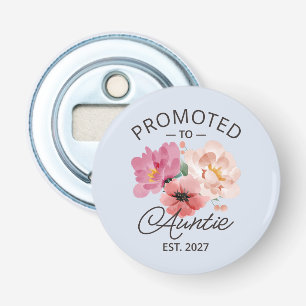 Promoted To Auntie Est 2027 New Aunt VI Bottle Opener