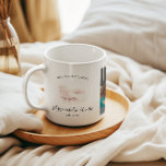Promoted to Auntie | Personalised Photo Coffee Mug<br><div class="desc">Featuring cute watercolor hands illustration with the established year. "Only the best sisters get promoted to auntie". Upload your own photos and write a custom message. Personalise for your Aunt or Auntie to create a unique gift. A perfect way to show her how amazing she is every day. All colours...</div>