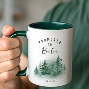 Promoted To Baba Year Est. Mug