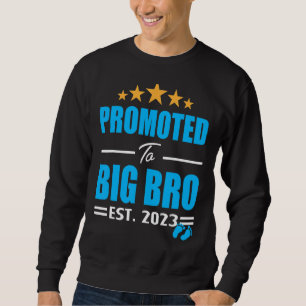Promoted To Big Bro I'm Going To Be A Big Brother Sweatshirt