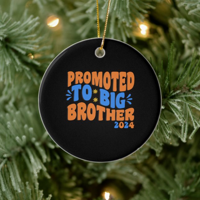 Promoted to big brother 2024 , Big Brother Ceramic Tree Decoration (Tree)