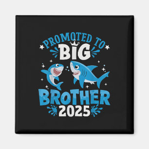 Promoted To Big Brother 2025 Shark Ocean Sibling B Magnet