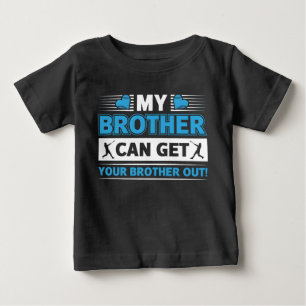 Promoted to Big Brother 2026 Dinosaur T-Rex Boys  Baby T-Shirt