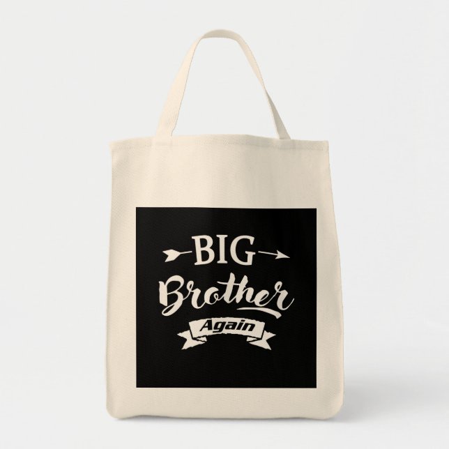 Promoted to Big Brother Again EST.2021 Tote Bag (Front)