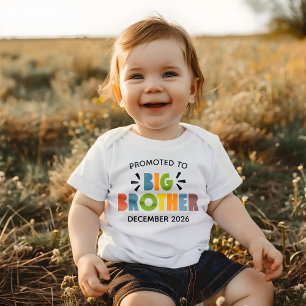 Promoted to Big Brother Announcement Baby T-Shirt