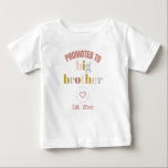 Promoted to Big Brother Childbirth Newborn Baby T-Shirt<br><div class="desc">Promoted to Big Brother Childbirth Newborn</div>