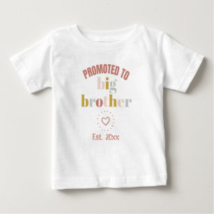Promoted to Big Brother Childbirth Newborn Baby T-Shirt