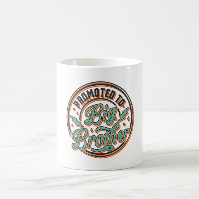 promoted to big brother  coffee mug (Center)