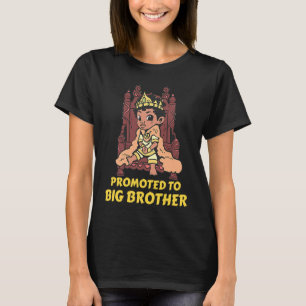Promoted To Big Brother Cute Little King Kids Boys T-Shirt