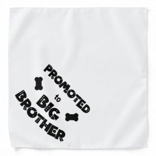 Promoted To Big Brother Dog Pregnancy Announcement Bandana