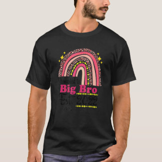 Promoted To Big Brother Est 2022 Rainbow Mother's T-Shirt