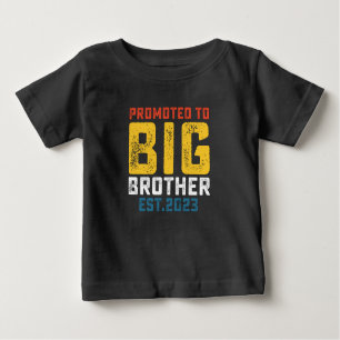 Promoted To Big Brother Est 2023 Baby T-Shirt