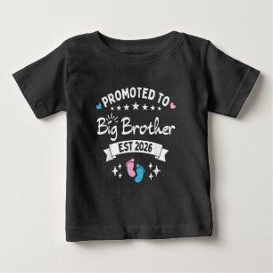 Promoted To Big Brother Est 2026 Big Brother 2026 Baby T-Shirt