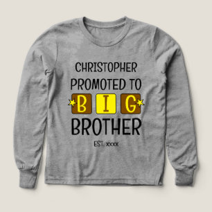 Promoted to big brother name est year brown yellow