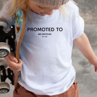 Promoted To Big Brother Pregnancy Announcement T-Shirt