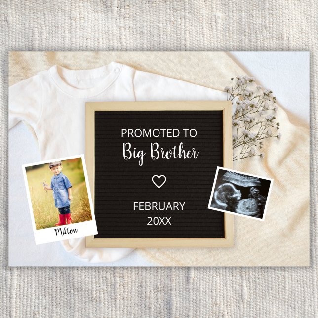 Promoted To Big Brother Second Baby Pregnancy Announcement (second baby pregnancy announcement promoted to big brother)