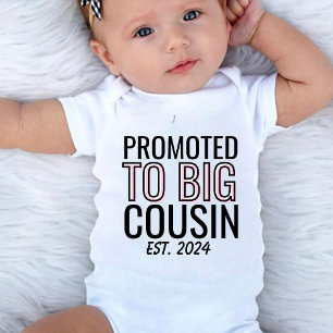 Promoted to Big Cousin Baby Bodysuit