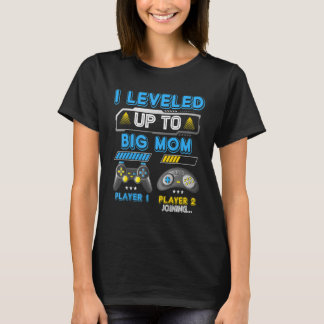 Promoted To Big Mum 2023 Levelled Up To New Family T-Shirt