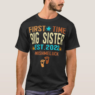 Promoted To Big Sister 2022 First Time Big Sister  T-Shirt
