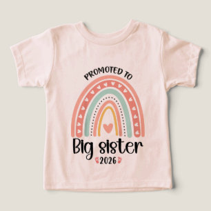 Promoted To Big Sister 2026 Toddler Girls