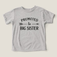 Promoted to Big Sister New Baby Announcement