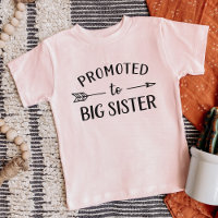 Promoted to Big Sister New Baby Announcement