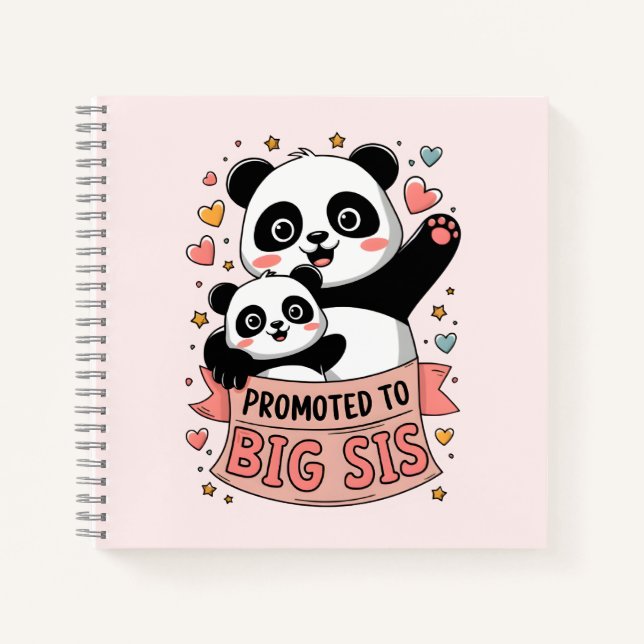 Promoted to Big Sister Notebook (Front)