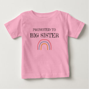 Promoted to Big Sister Rainbow T-shirt