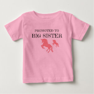 Promoted to Big Sister Unicorn T-shirt