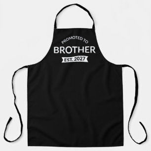 Promoted To Brother Est 2027 Big Brother II Apron
