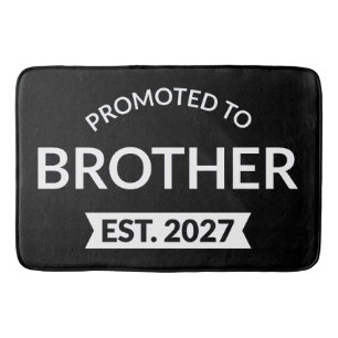 Promoted To Brother Est 2027 Big Brother II Bath Mat