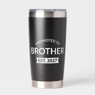 Promoted To Brother Est 2027 Big Brother II Insulated Tumbler