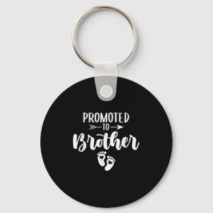 Promoted To Brother Funny Women Pregnancy Soon To  Key Ring