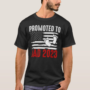 Promoted To Dad 2023 Proud Family Baby Pregnancy U T-Shirt