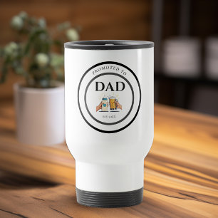 Promoted to Dad Est 2026 Travel Mug Gift
