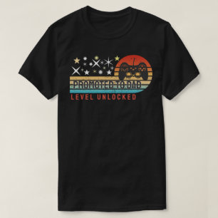 Promoted to Dad – Level Unlocked T-Shirt