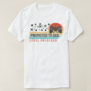 Promoted to Dad – Level Unlocked T-Shirt
