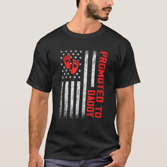 Promoted To Daddy 2022 First Time Father's Day  2 T-Shirt (Front)