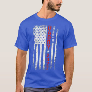 Promoted To Daddy 2022 First Time Fathers Day New  T-Shirt