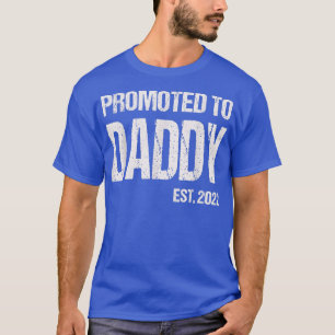 Promoted To Daddy 2022 First Time Fathers Day New T-Shirt