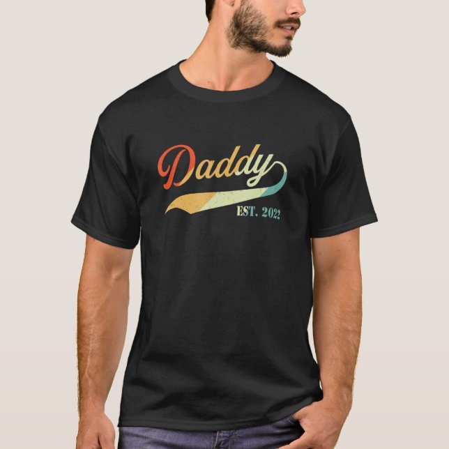 Promoted To Daddy 2022  For New Dad First Time New T-Shirt (Front)