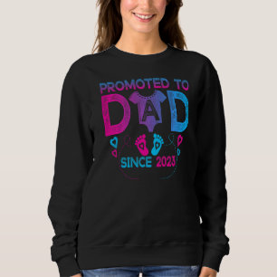 Promoted To Daddy 2023 For New Daddy First Time Da Sweatshirt