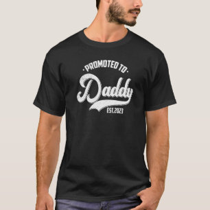 Promoted to Daddy 2023 Gender Reveal Pregnancy Bab T-Shirt