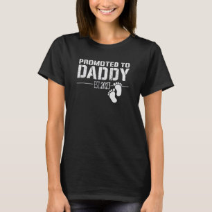 Promoted to Daddy 2023 new dad First Time to be da T-Shirt