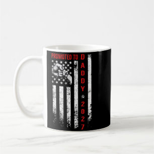Promoted To Daddy 2027 First Time Fathers Day New Coffee Mug