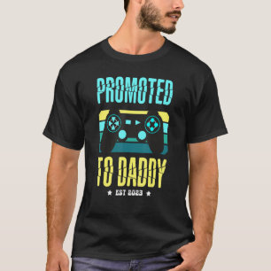 Promoted to Daddy Est 2023 Dad Men Announcement So T-Shirt